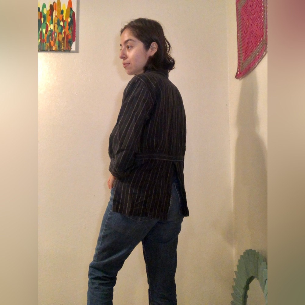 SOLD Vintage Milano Pinstripe Button-down
